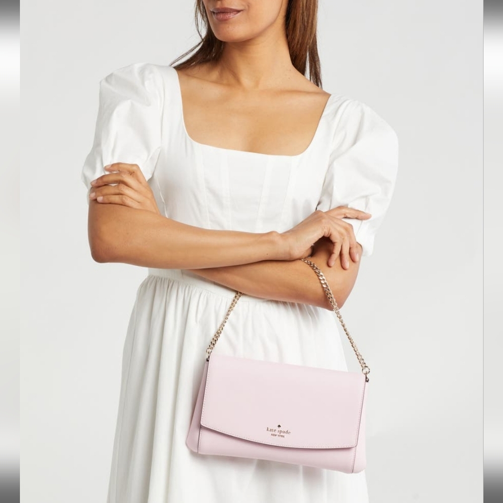 Kate Spade Laurel Way Greer Pink Crossbody Bag - Picture 2 of 8